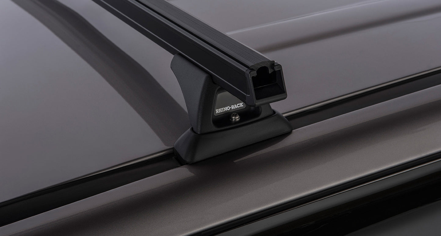 Heavy Duty RCH Black 3 Bar Roof Rack