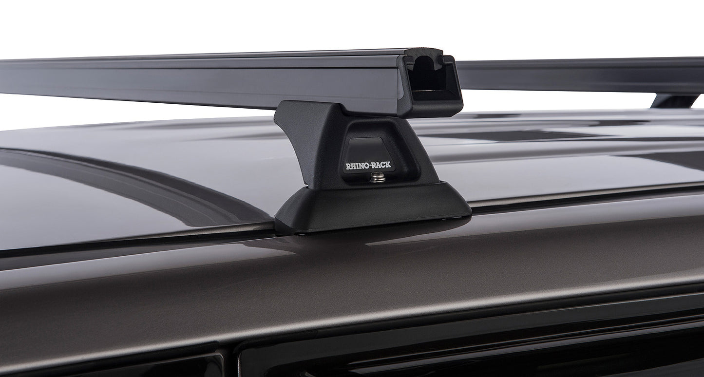 Heavy Duty RCH Black 3 Bar Roof Rack
