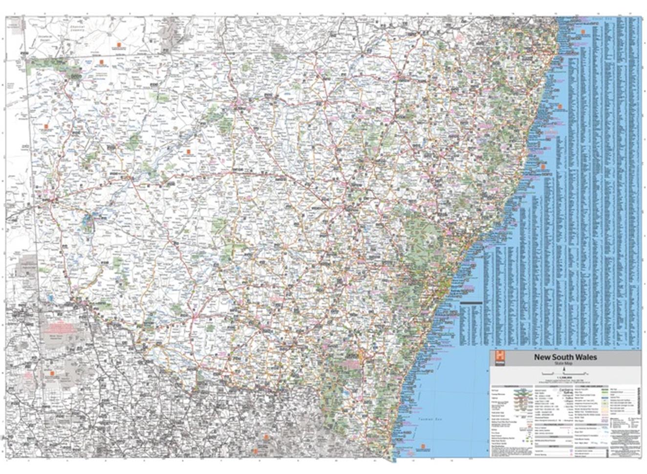 New South Wales State Map
