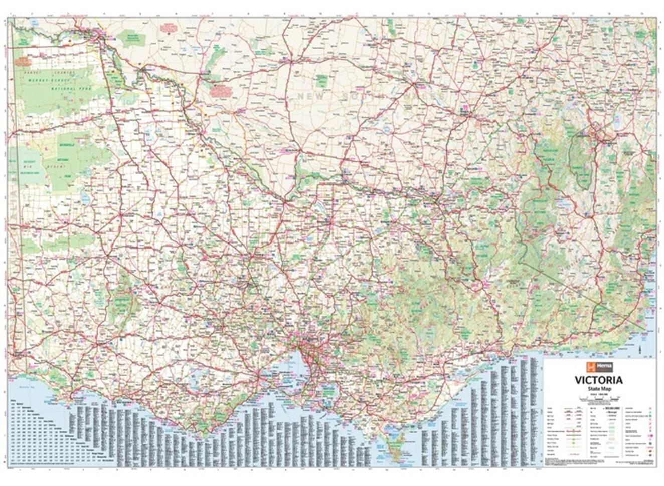 Victoria State Map