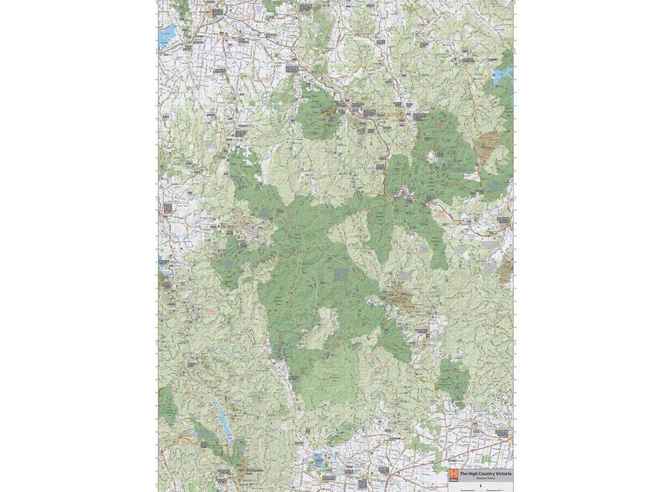 The Victorian High Country Map