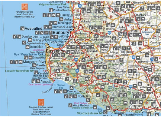 State Map Western Australia