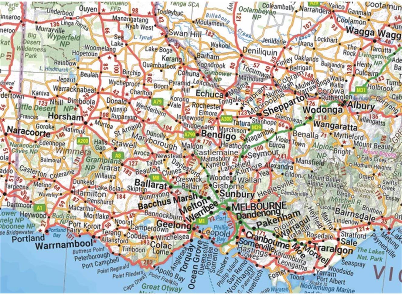 Hema Australia Large Map