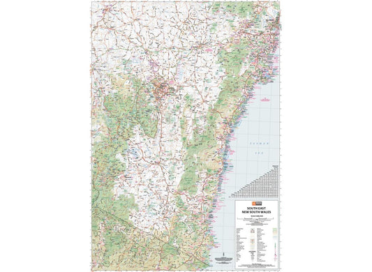 South East New South Wales Map
