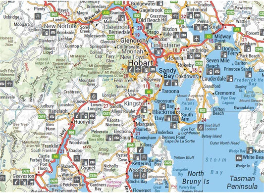 State Map Tasmania