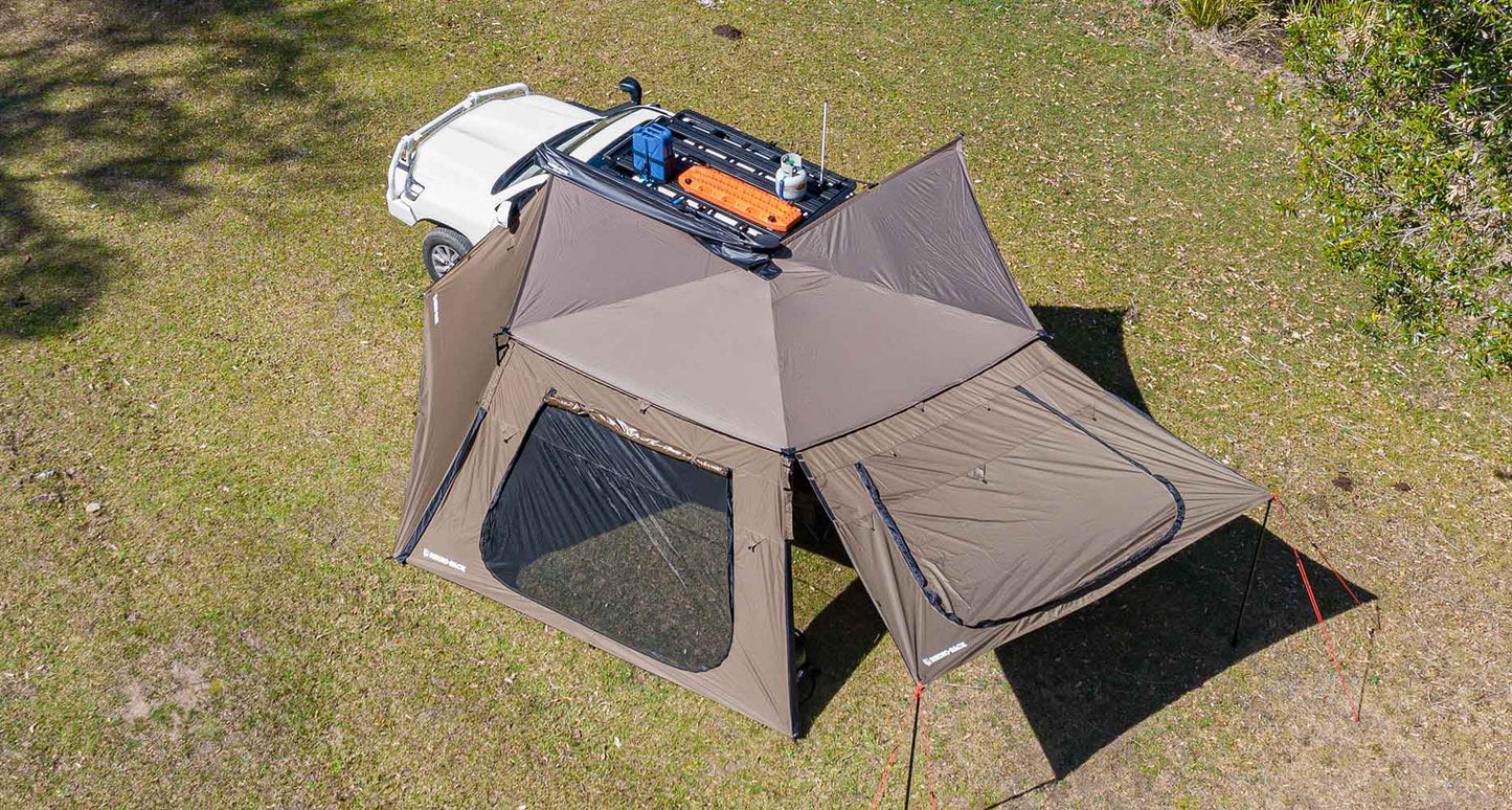 Batwing Tapered Zip Extension with Door