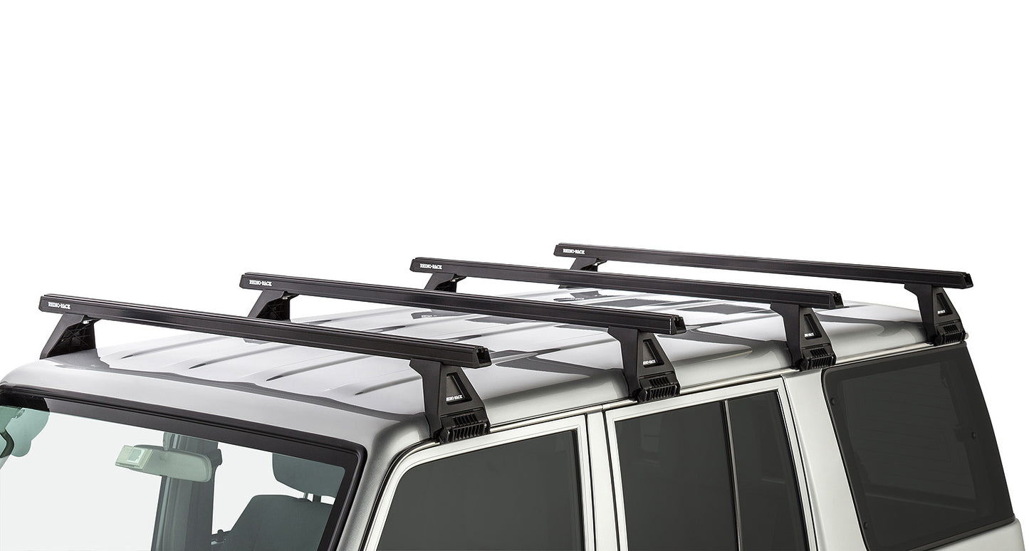 Heavy Duty RL150 Black 4 Bar Roof Rack