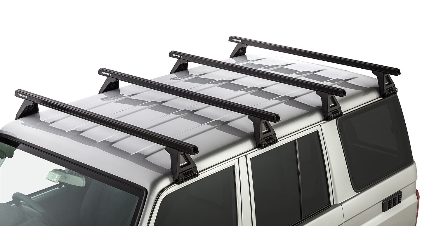 Heavy Duty RL150 Black 4 Bar Roof Rack