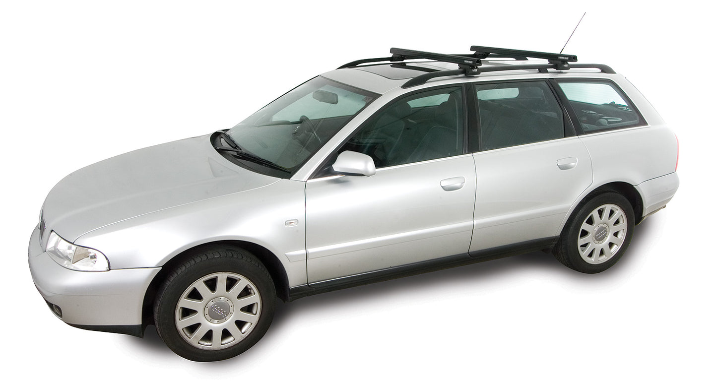 Heavy Duty CXB Black 2 Bar Roof Rack