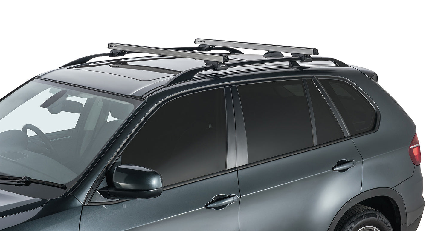 Heavy Duty CXB Silver 2 Bar Roof Rack