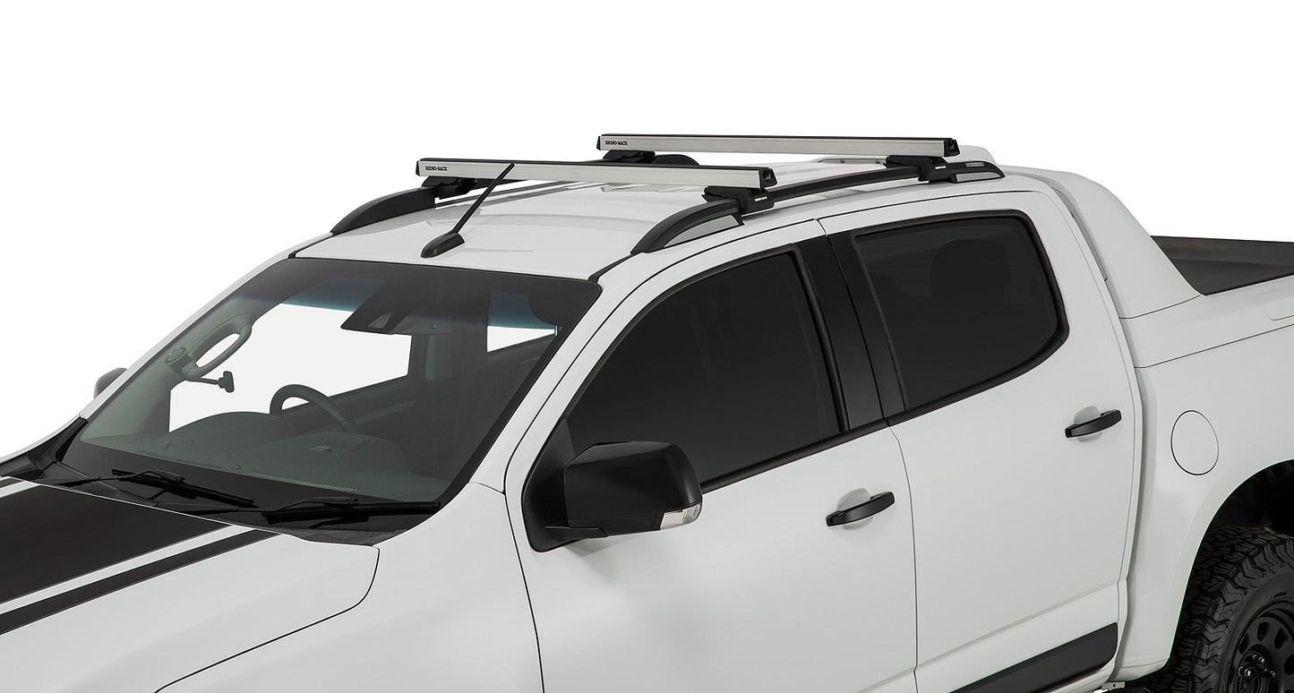 Heavy Duty CXB Silver 2 Bar Roof Rack