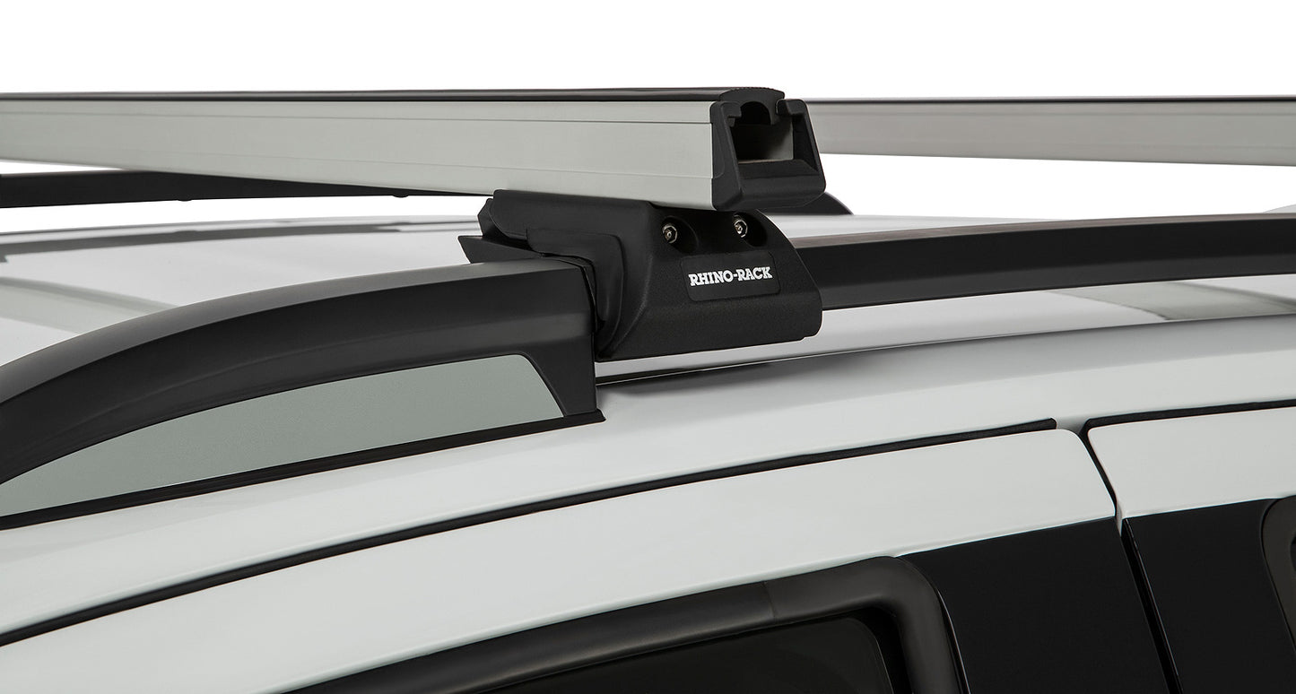Heavy Duty CXB Silver 2 Bar Roof Rack