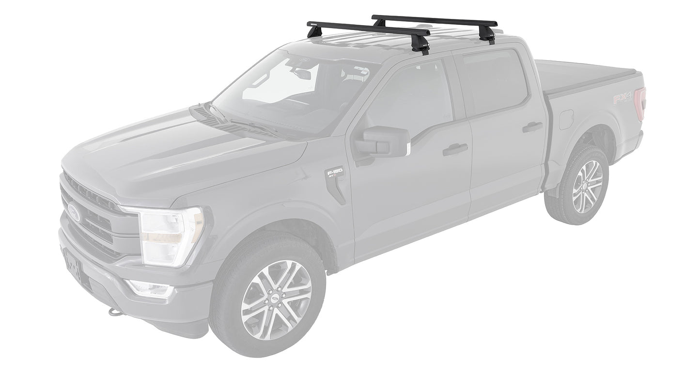 Heavy Duty 2500 Black 2 Bar Roof Rack