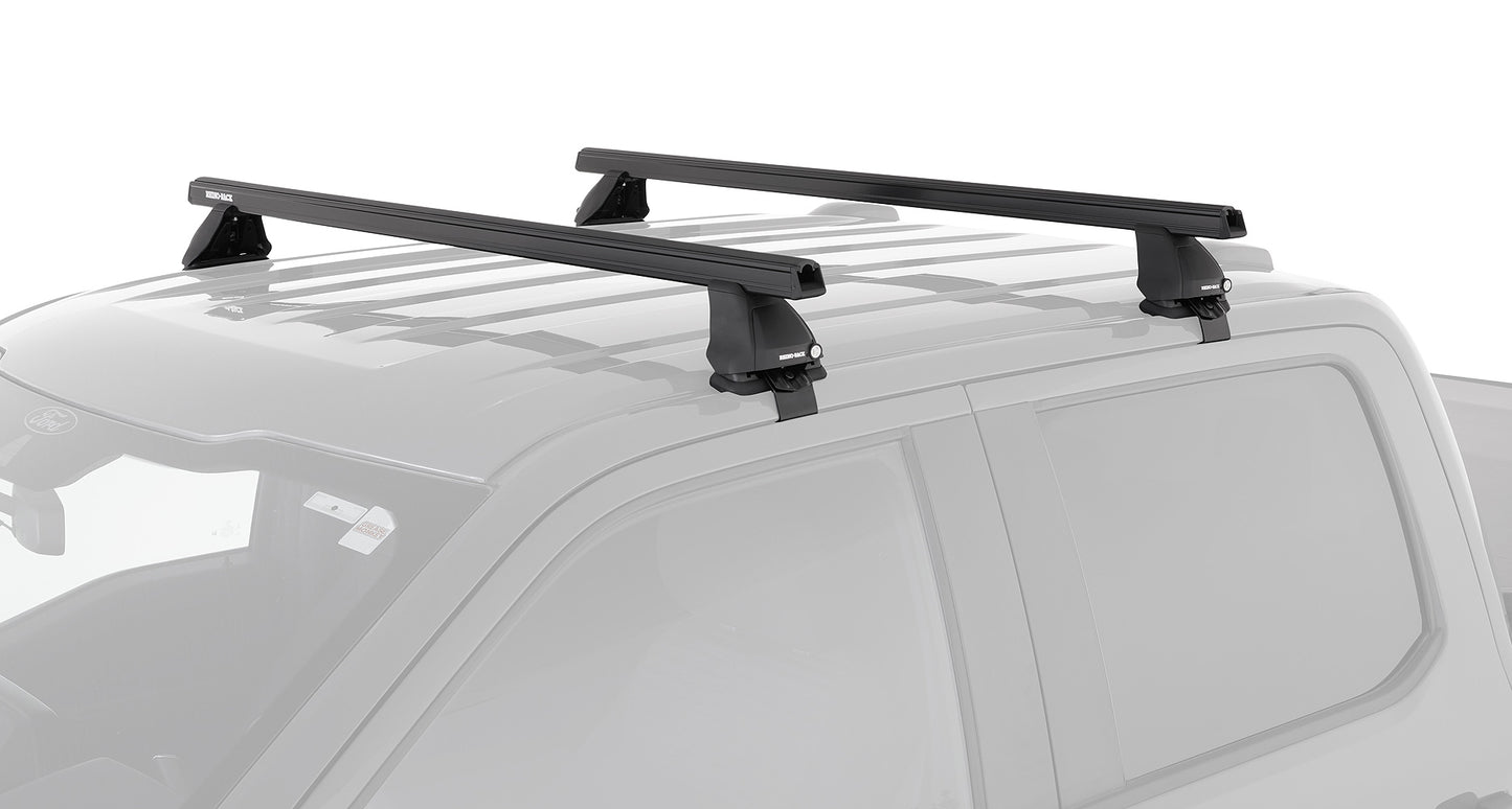 Heavy Duty 2500 Black 2 Bar Roof Rack