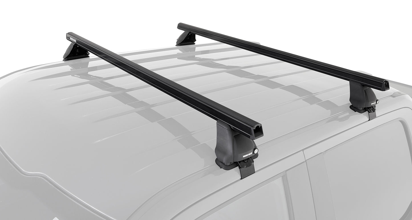 Heavy Duty 2500 Black 2 Bar Roof Rack