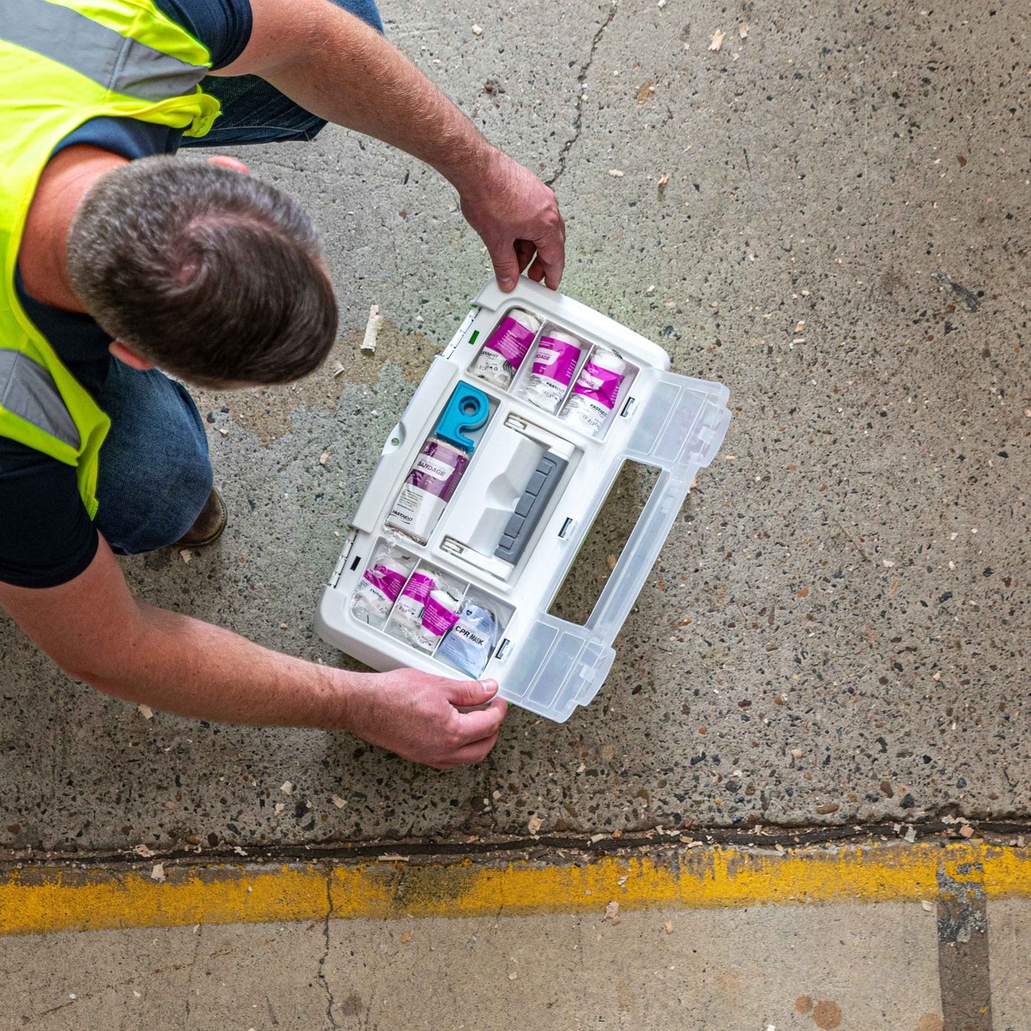 FastAid R2 Industra Max™ Tackle Box First Aid Kit