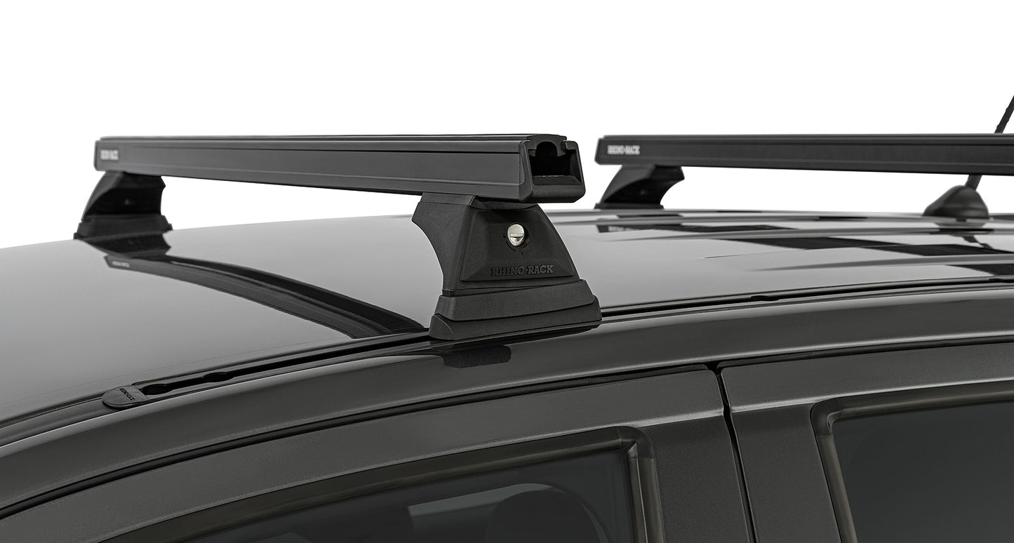 Heavy Duty RCH Black 2 Bar Roof Rack
