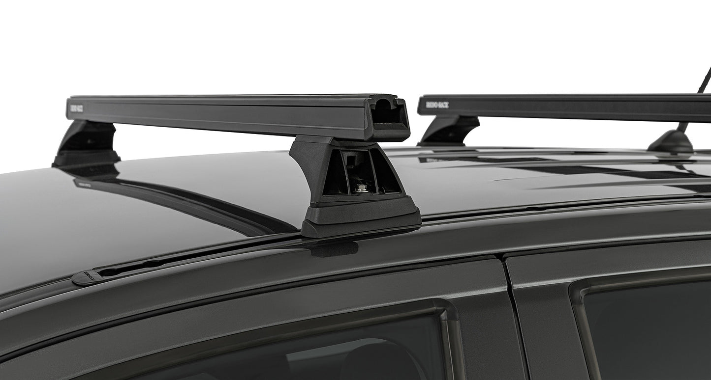 Heavy Duty RCH Black 2 Bar Roof Rack