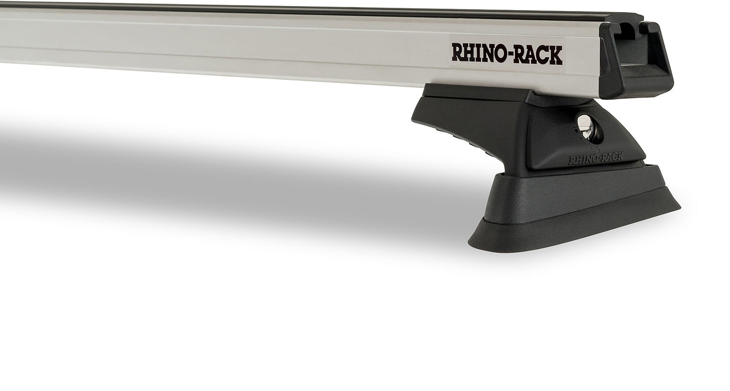 Heavy Duty RCL Trackmount Silver 2 Bar Roof Rack