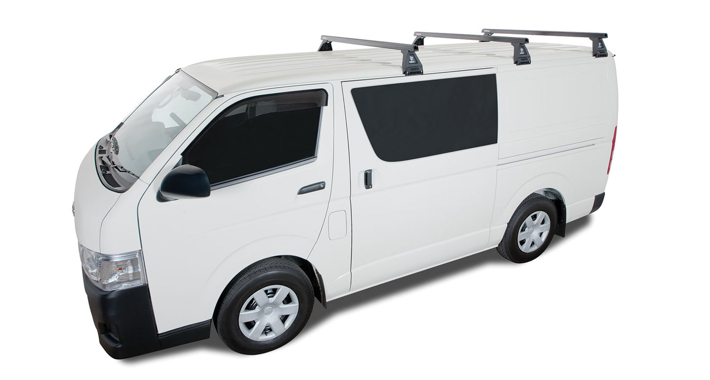 Heavy Duty RL150 Black 3 Bar Roof Rack