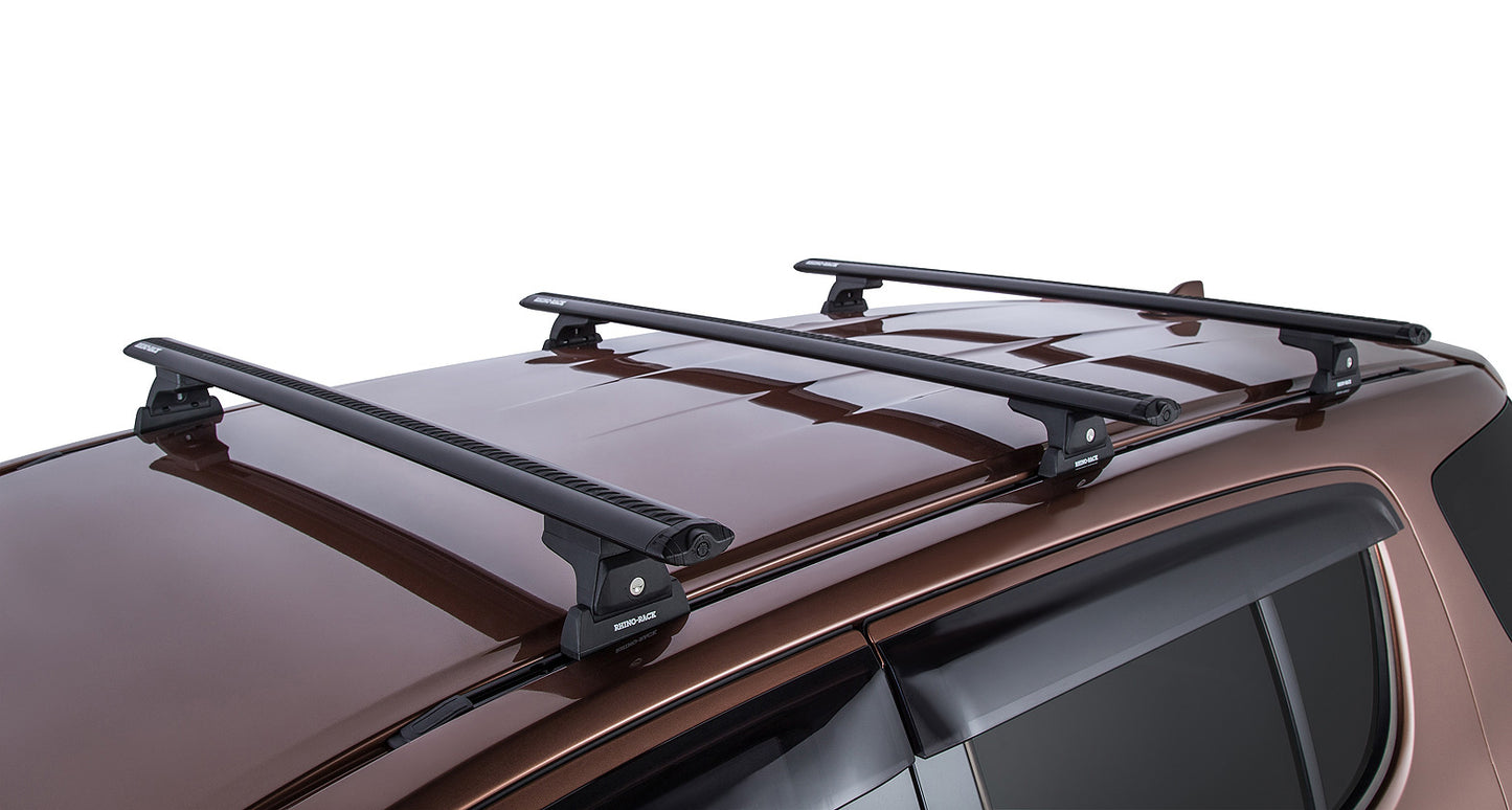 Vortex RLT600 Trackmount Black 3 Bar Roof Rack