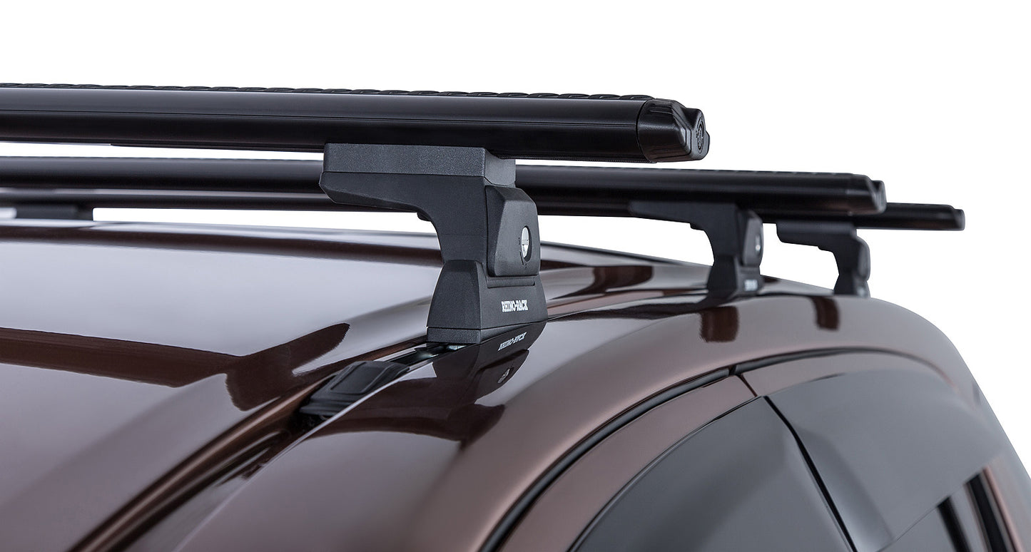 Vortex RLT600 Trackmount Black 3 Bar Roof Rack