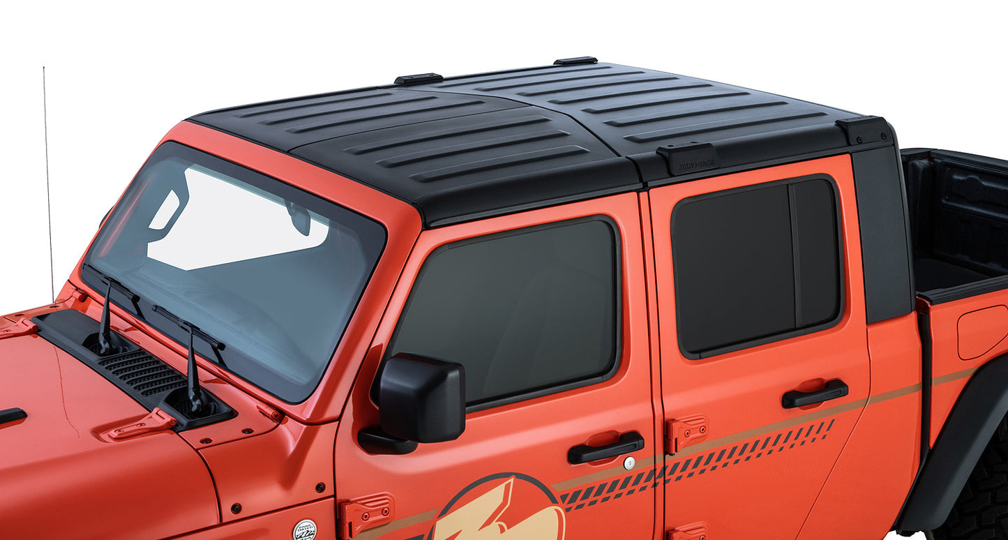 Vortex Black 2 Bar Rhino-Rack Backbone Roof Rack with RCL Legs