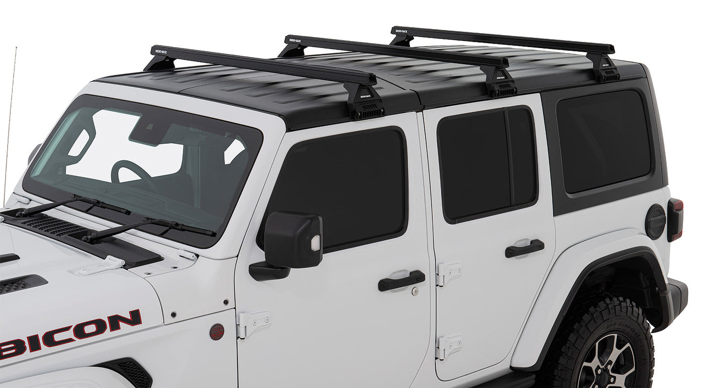 Heavy Duty RL110 Black 3 Bar Roof Rack