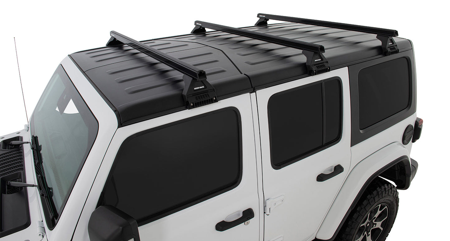 Heavy Duty RL110 Black 3 Bar Roof Rack