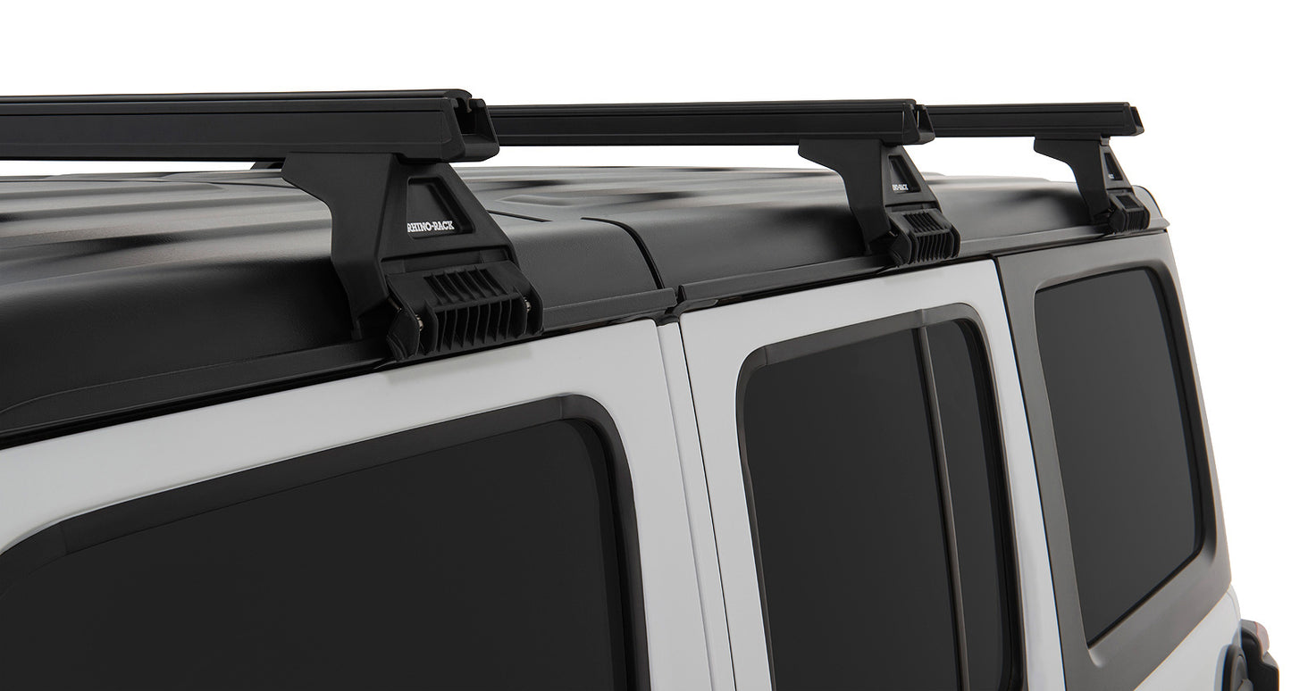 Heavy Duty RL110 Black 3 Bar Roof Rack