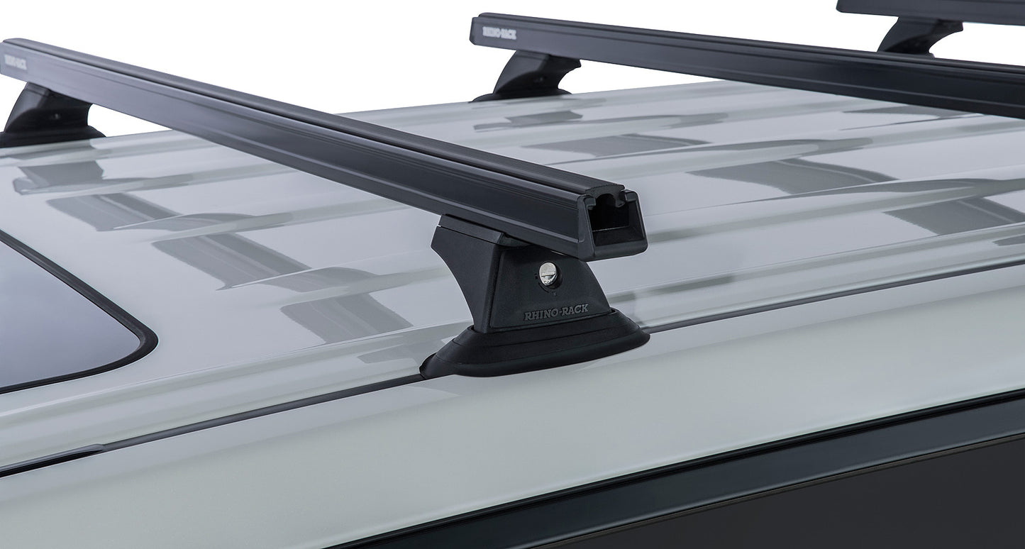 Heavy Duty RCH Black 3 Bar Roof Rack