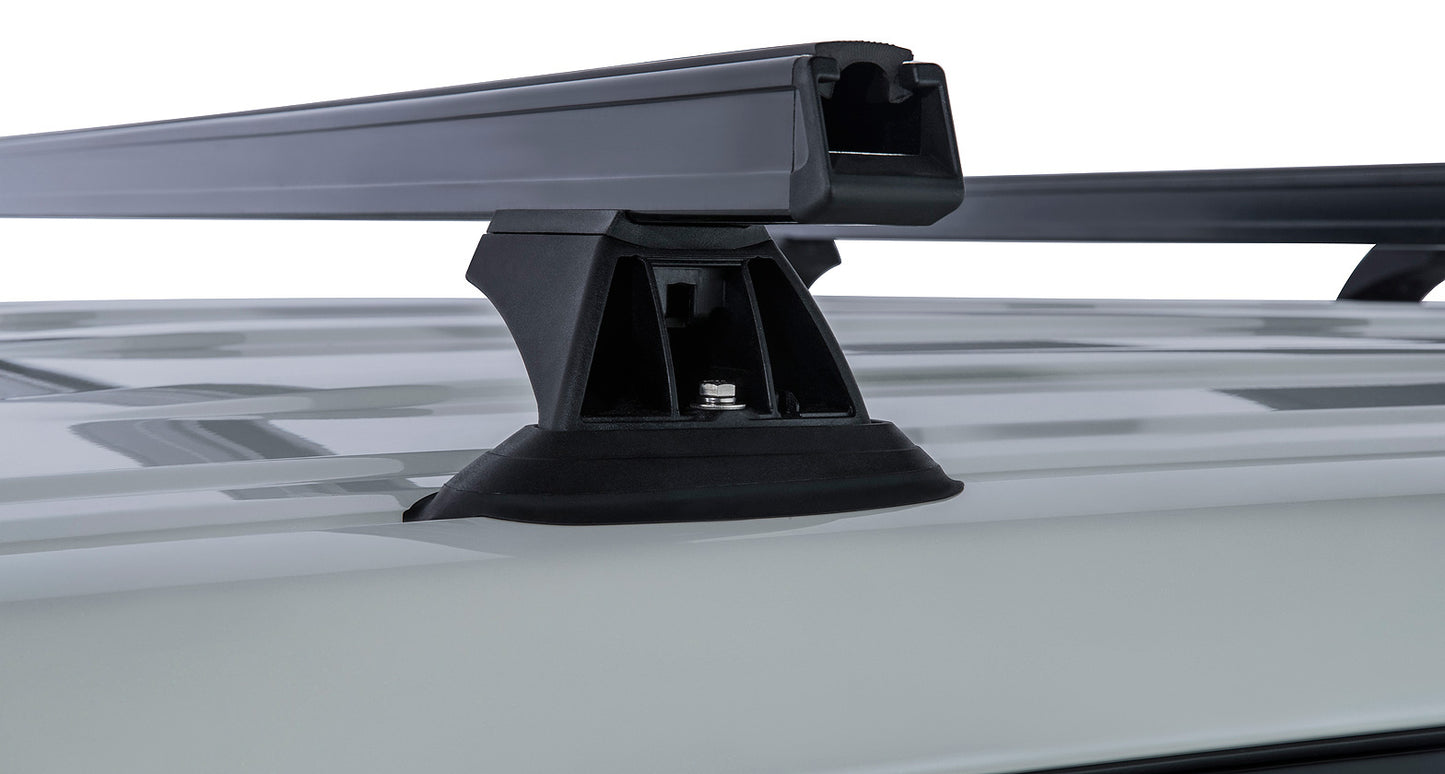 Heavy Duty RCH Black 3 Bar Roof Rack