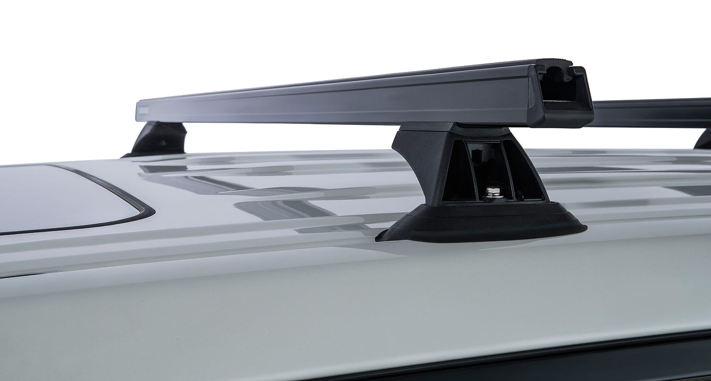 Heavy Duty RCH Black 3 Bar Roof Rack