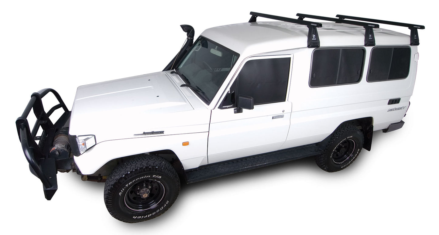Heavy Duty RL210 Black 3 Bar Roof Rack