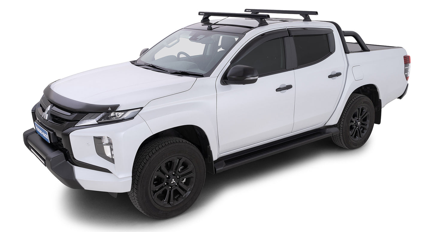 Heavy Duty RCH Black 2 Bar Roof Rack