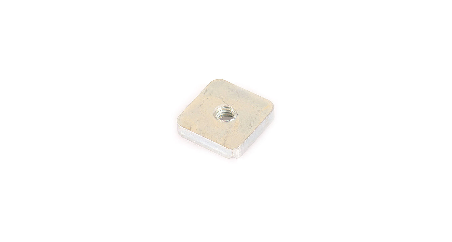 M6 20mm x 20mm x 3.5mm Square Carac Nut (10 Pack)