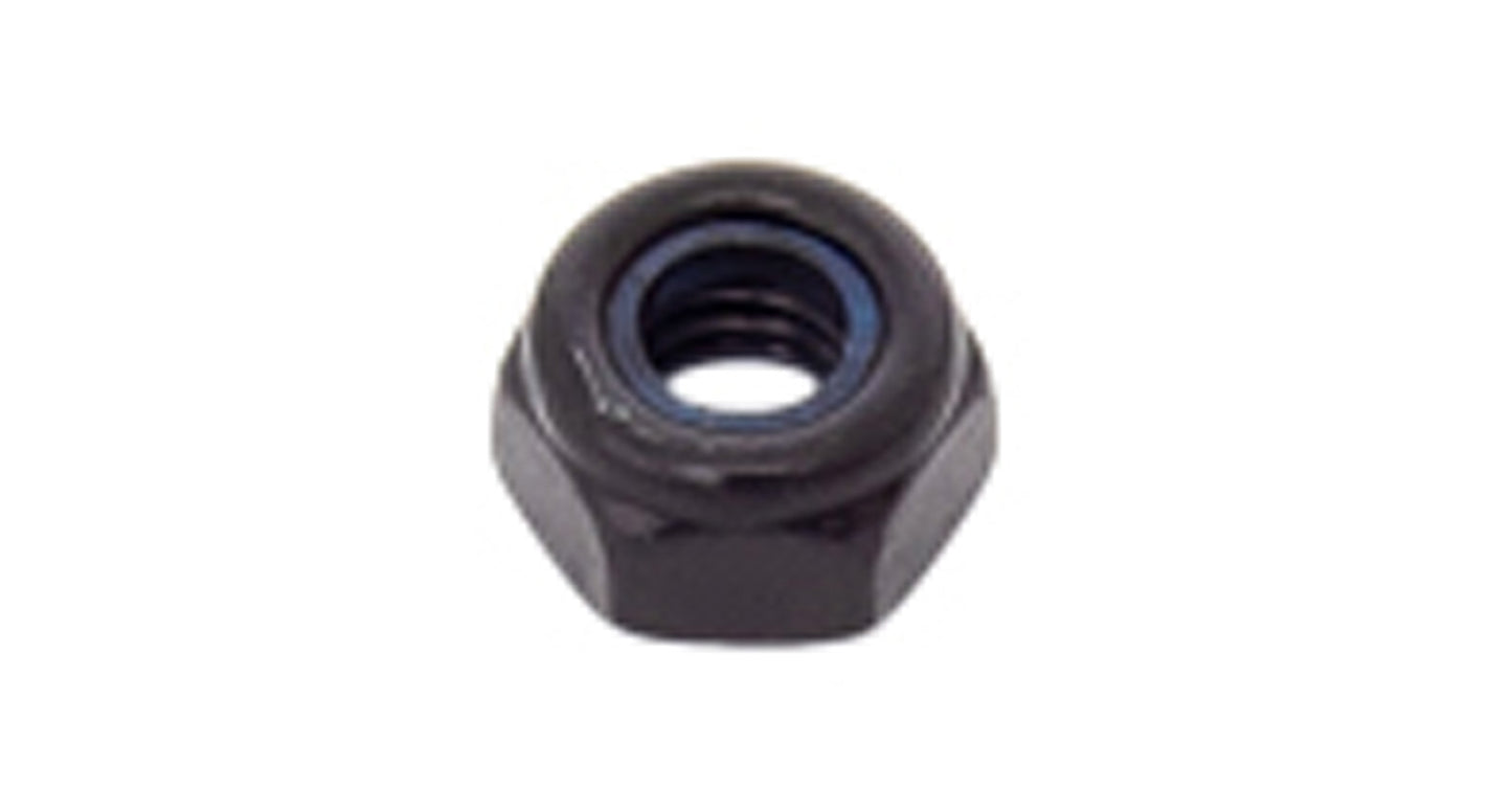 M6 Black Nyloc Nut (4 Pack)