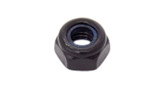 M6 Black Nyloc Nut (4 Pack)