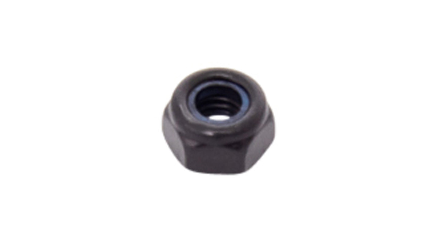 M6 Black Nyloc Nut (4 Pack)