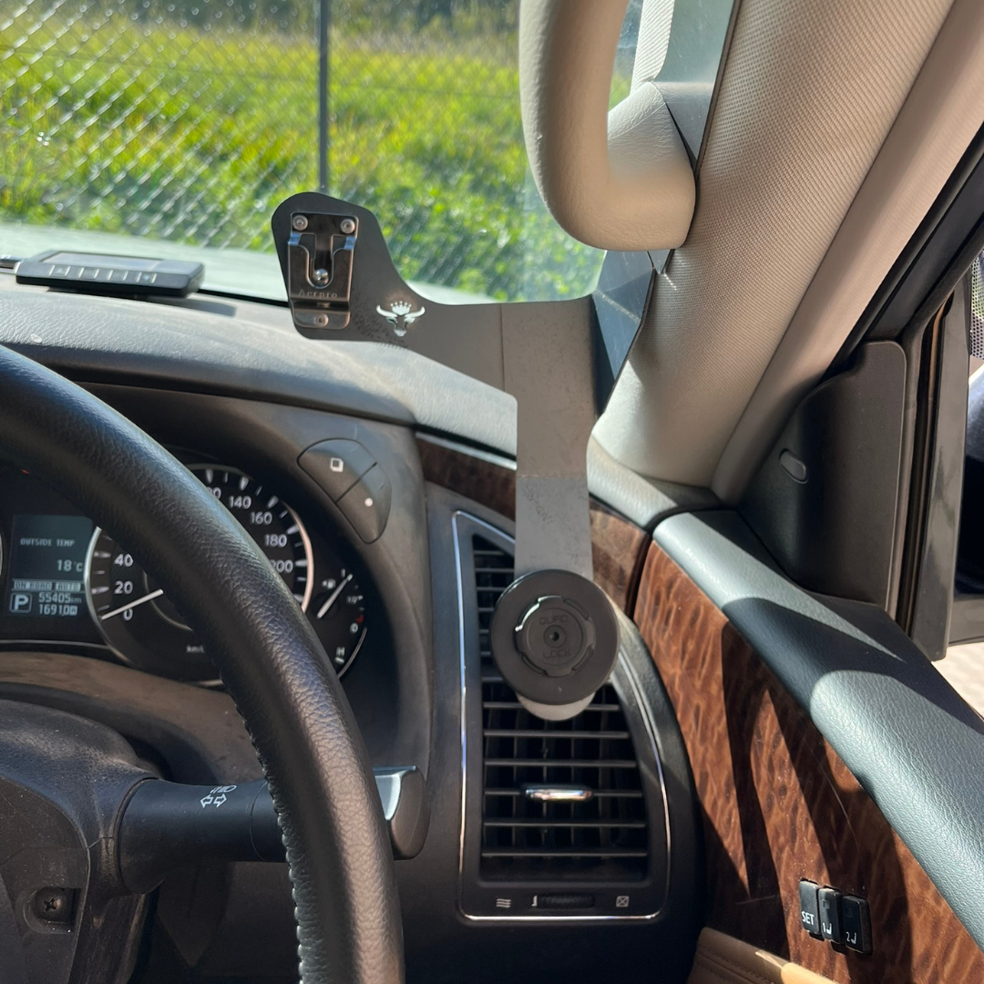 Nissan Patrol Y62 Phone and UHF Mount