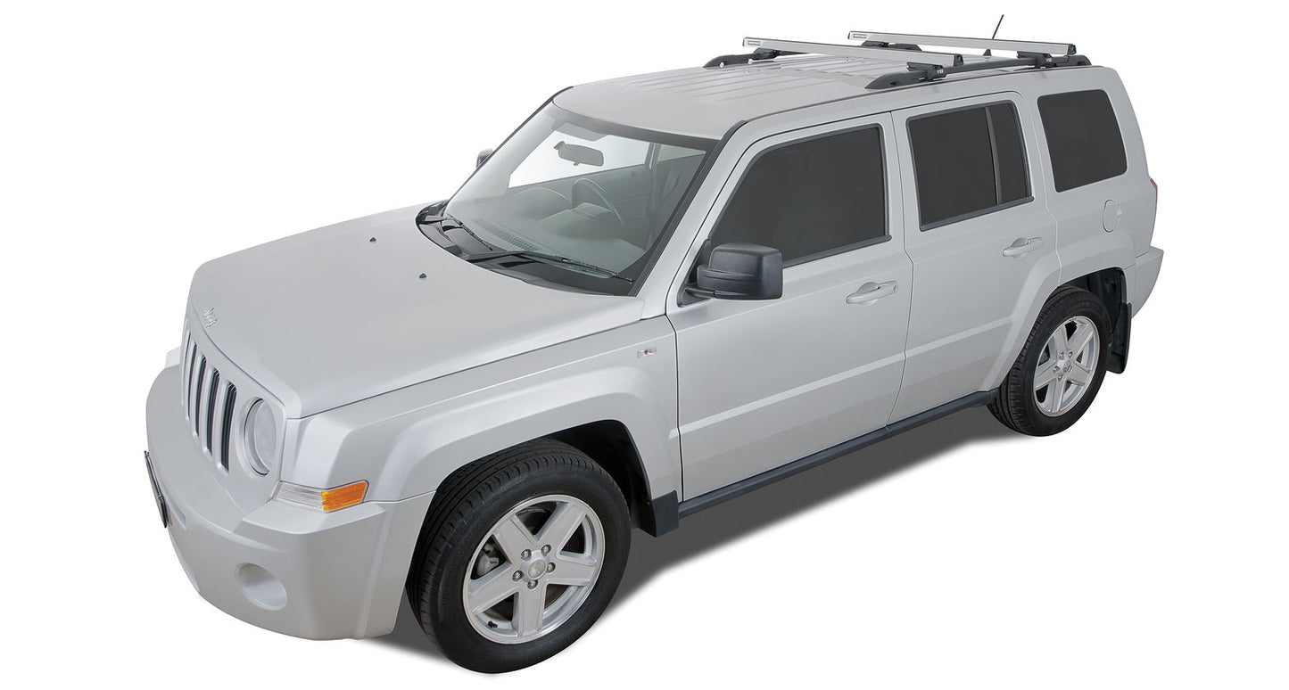 Heavy Duty CXB Silver 2 Bar Roof Rack