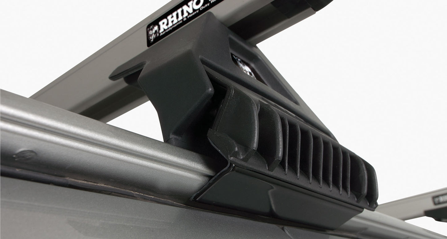 Heavy Duty RL110 Silver 2 Bar Roof Rack