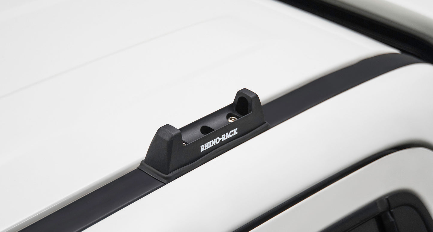 Heavy Duty RLT600 Ditch Mount Black 3 Bar Roof Rack