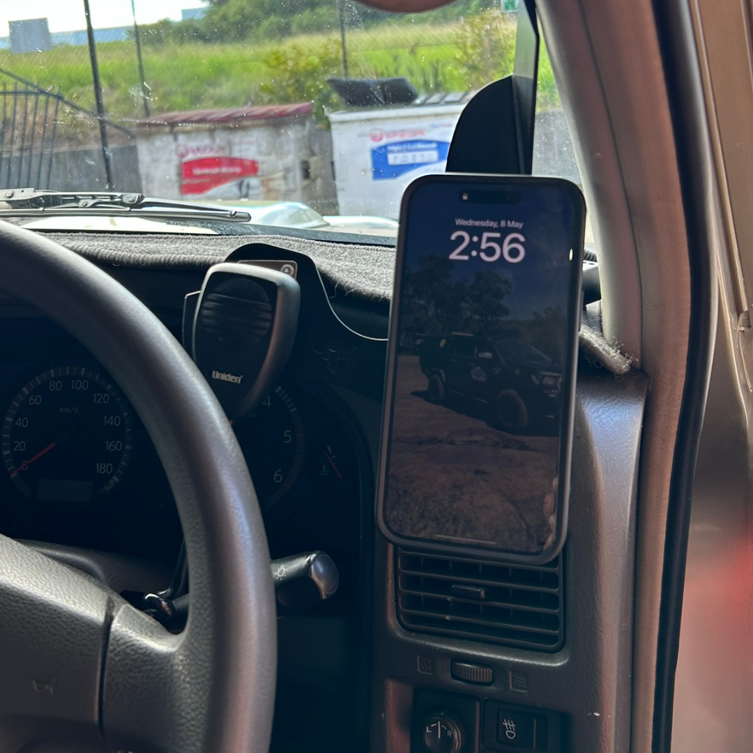 1997-2016 Nissan GU Patrol Phone and UHF Mount