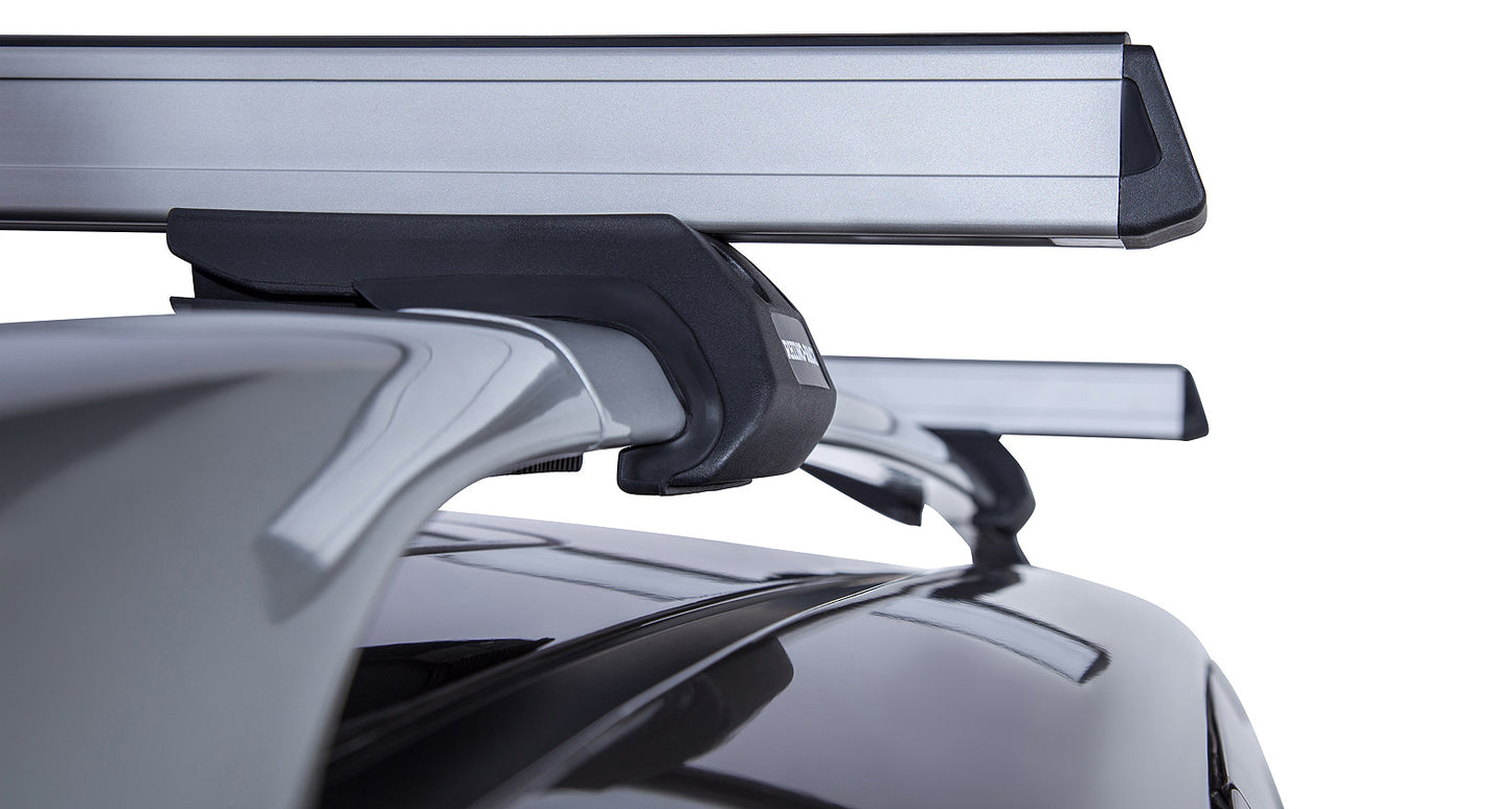 Heavy Duty CXB Silver 2 Bar Roof Rack