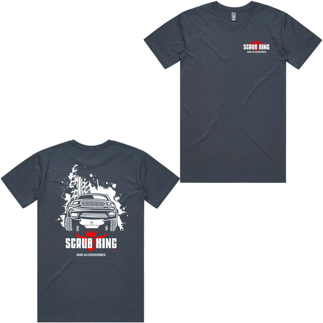 Scrub King Logo Petrol Blue T-Shirt