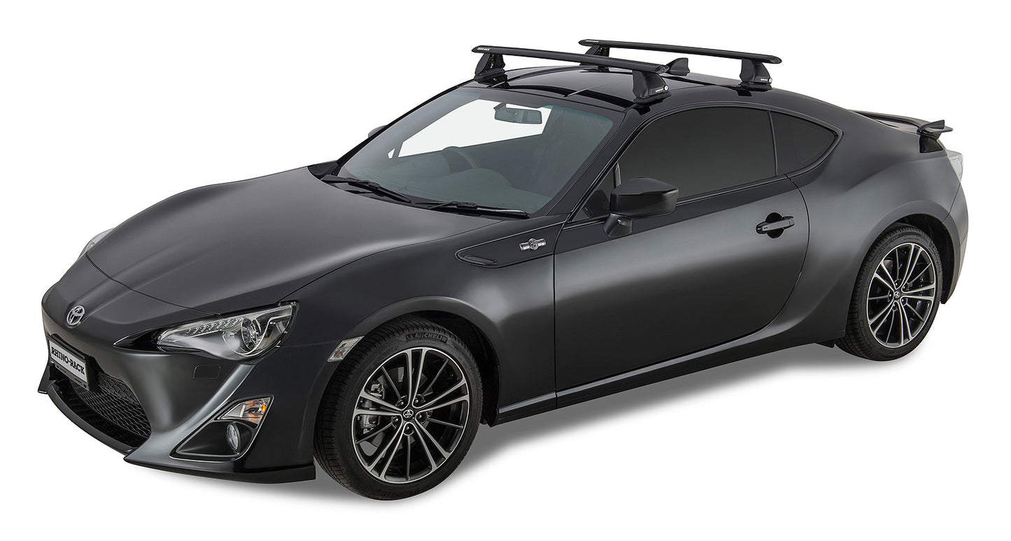 Vortex 2500 Ditch Mount Black 2 Bar Roof Rack