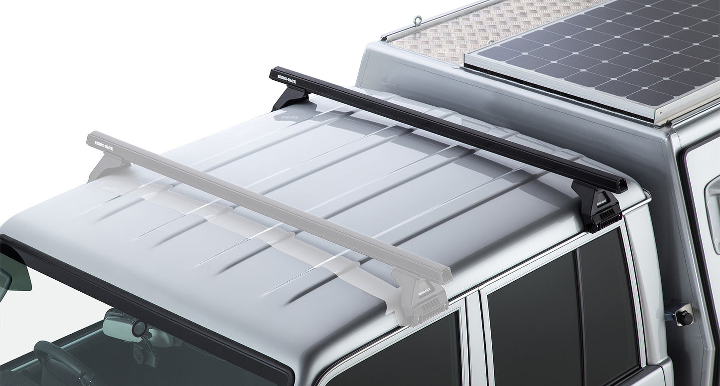 Heavy Duty RL110 Black 1 Bar Roof Rack
