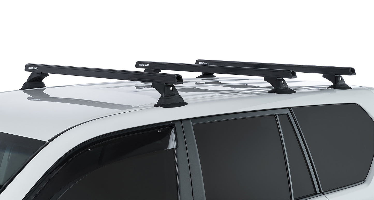 Heavy Duty RCH Black 3 Bar Roof Rack