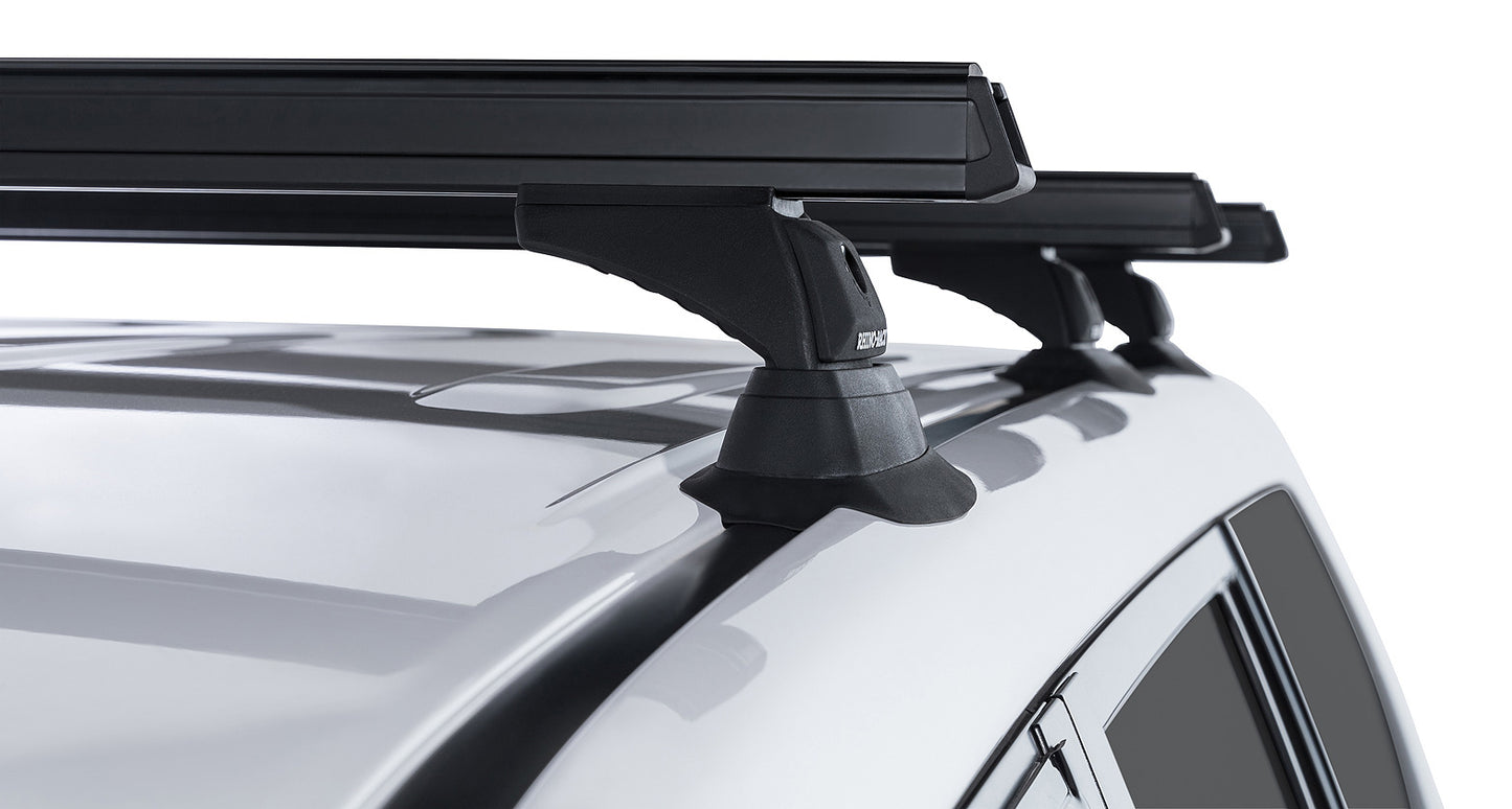 Heavy Duty RCH Black 3 Bar Roof Rack